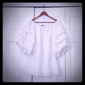 Off white pearl top